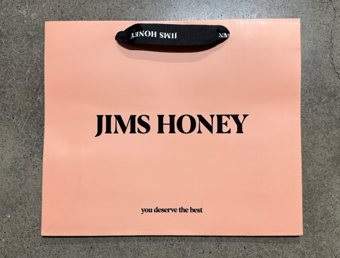 NEW PAPER BAG JIMS HONEY MEDIUM